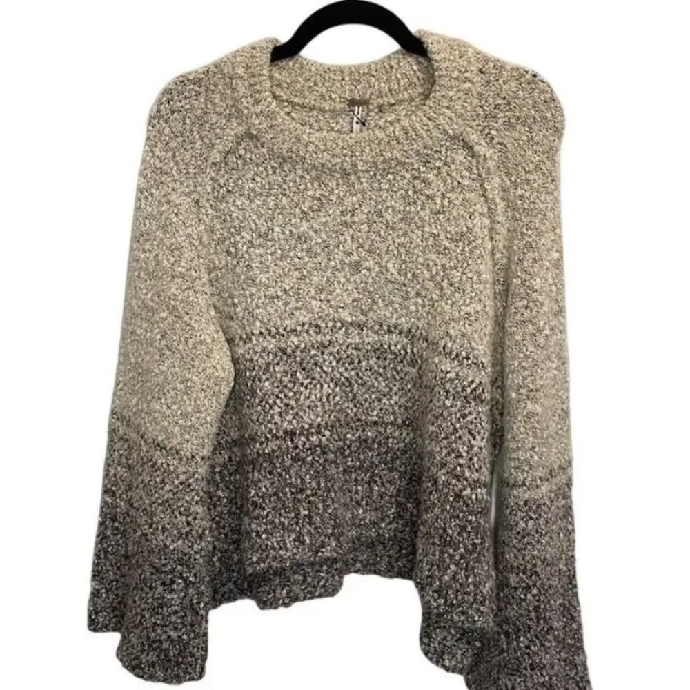 Free People Free People BFF Cocoon Dip Dye Sweater - Size S - Picture 2 of 9